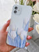Shein Funda para teléfono transparente pintada con tulipanes para iphone 12 pro - Quierox - Tienda Online