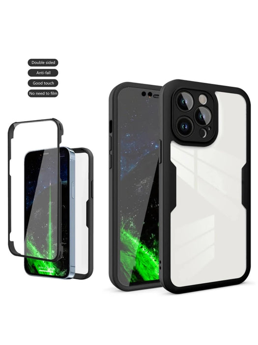 Shein Funda protectora de 360 grados con espejo negro a prueba de golpes antideslizante - Quierox - Tienda Online