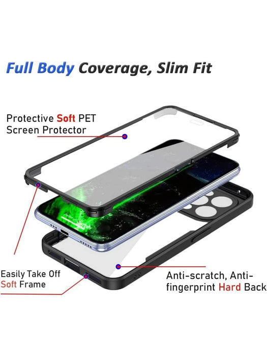 Shein Funda protectora de 360 grados con espejo negro a prueba de golpes antideslizante - Quierox - Tienda Online