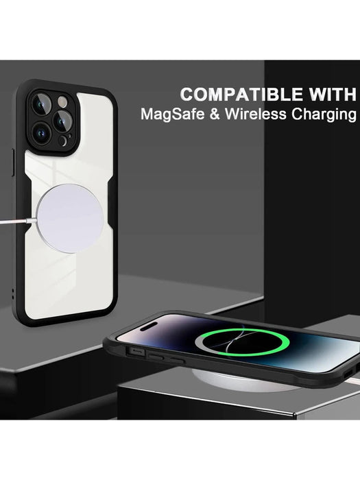 Shein Funda protectora de 360 grados con espejo negro a prueba de golpes antideslizante - Quierox - Tienda Online