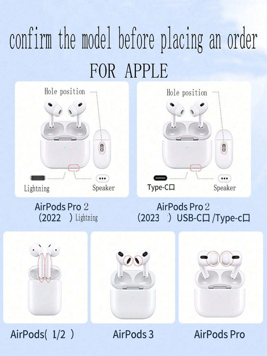 Shein Funda protectora de silicona compatible con Airpods 3 - Quierox - Tienda Online