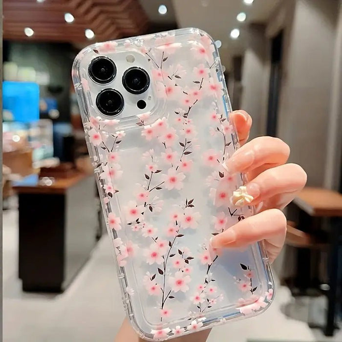 SHEIN Funda protectora de TPU suave con estampado floral veraniego para iPhone XR - Quierox - Tienda Online