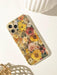 SHEIN Funda protectora de TPU suave y resistente a los golpes con diseño de girasoles de verano y manzana. - Quierox - Tienda Online