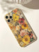 SHEIN Funda protectora de TPU suave y resistente a los golpes con diseño de girasoles de verano y manzana. - Quierox - Tienda Online