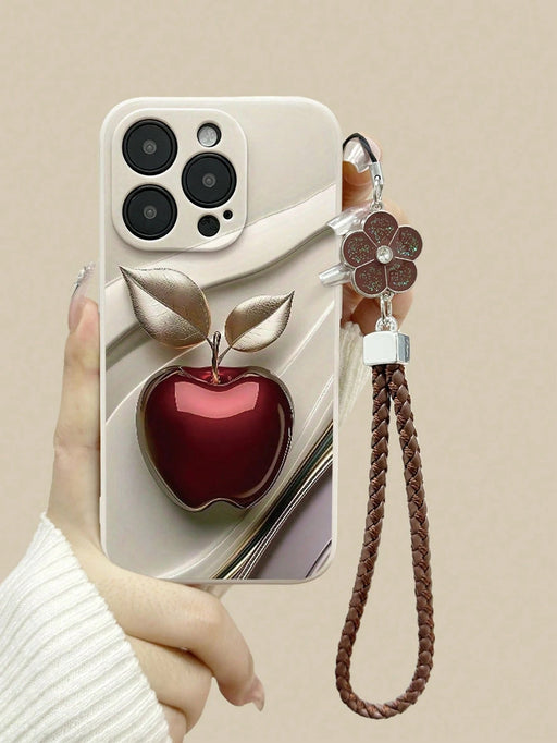 Shein Funda protectora gruesa minimalista anticaídas con cordón compatible con iphone 13 pro max - Quierox - Tienda Online