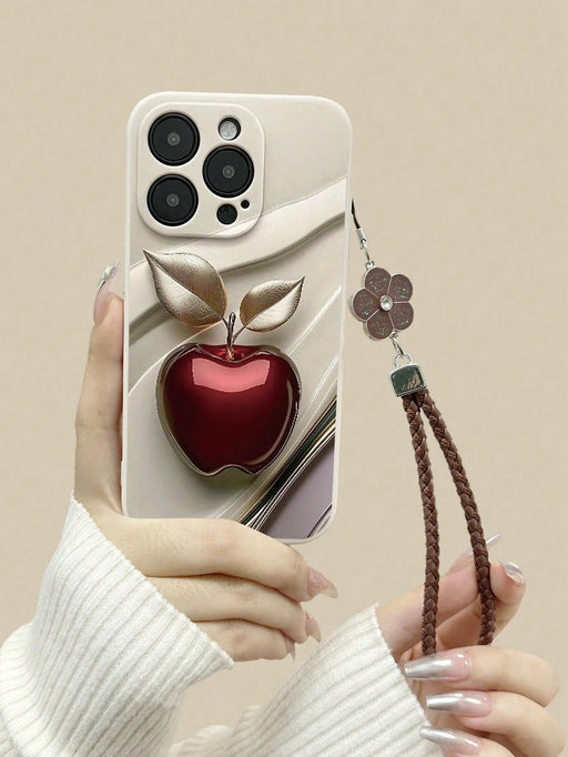 Shein Funda protectora gruesa minimalista anticaídas con cordón compatible con iphone 13 pro max - Quierox - Tienda Online