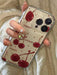 Shein Funda protectora gruesa para teléfono transparente y con diseño de cerezas para iphone XR - Quierox - Tienda Online