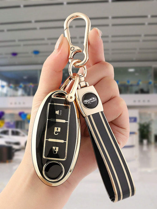 Shein Funda protectora para llave de coche de TPU + llavero con destornillador, compatible con Nissan Smart de 3 botones - Quierox - Tienda Online