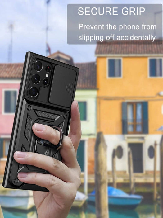 Shein Funda protectora para teléfono con soporte, compatible con modelos Samsung A20 - Quierox - Tienda Online