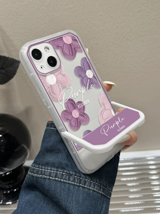 Shein Funda protectora para teléfono móvil con soporte de TPU - Quierox - Tienda Online