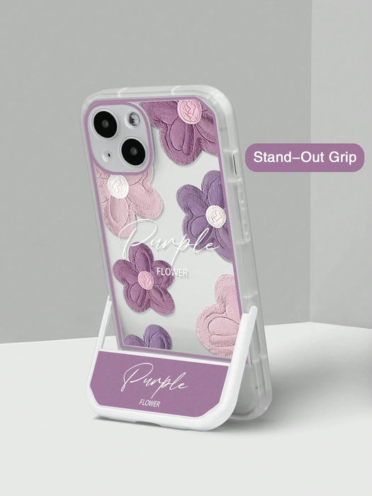 Shein Funda protectora para teléfono móvil con soporte de TPU - Quierox - Tienda Online