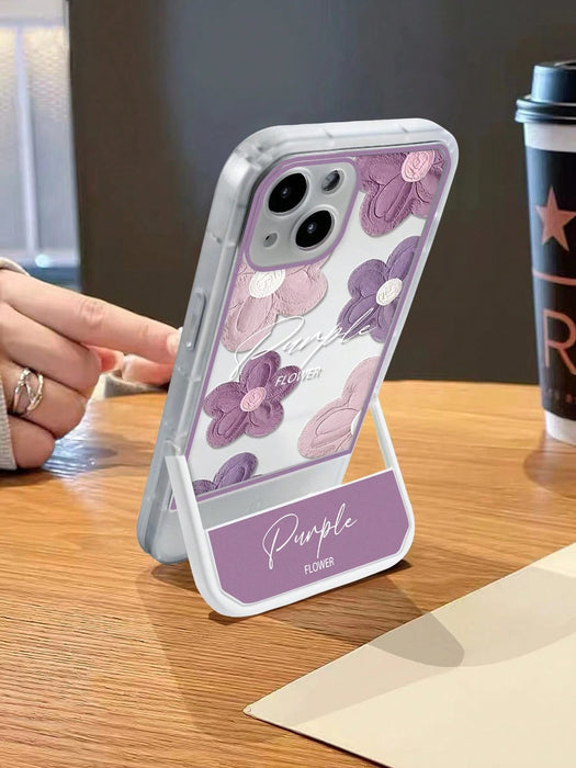 Shein Funda protectora para teléfono móvil con soporte de TPU - Quierox - Tienda Online