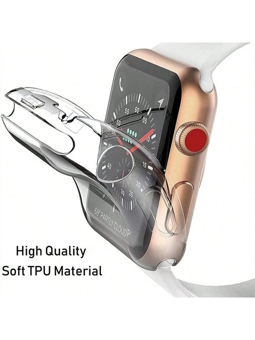 SHEIN Funda protectora transparente compatible con Apple Watch Series 1/2/3 38MM - Quierox - Tienda Online
