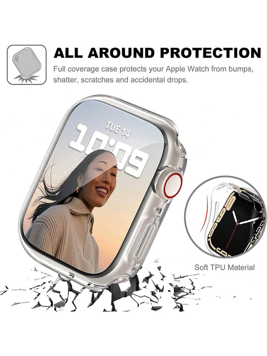SHEIN Funda protectora transparente compatible con Apple Watch Series 1/2/3 38MM - Quierox - Tienda Online