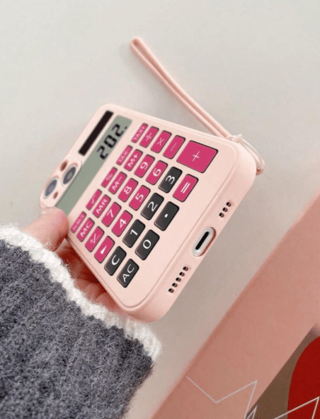 SHEIN Funda rosa con calculadora para Xiaomi Redmi Note 10 Pro - Quierox - Tienda Online