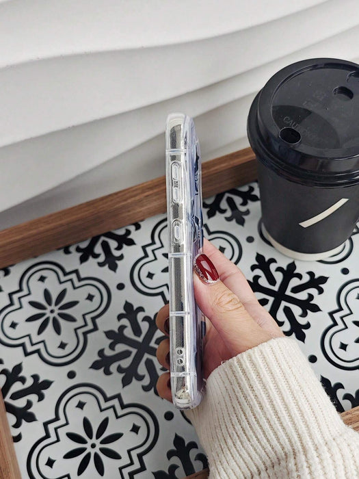 Shein Funda semitransparente creativa con diseño de mariposa negra y dibujos animados para mujer - Quierox - Tienda Online