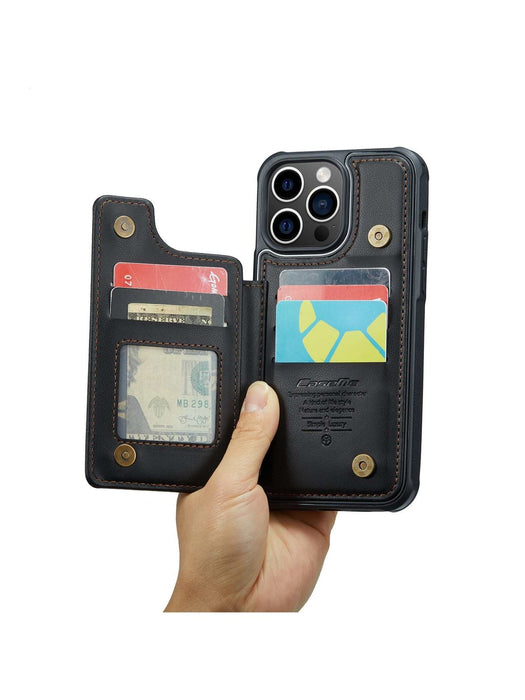 Shein Funda tipo cartera para teléfono CASEME, de piel sintética, con ranuras para tarjetas - Quierox - Tienda Online