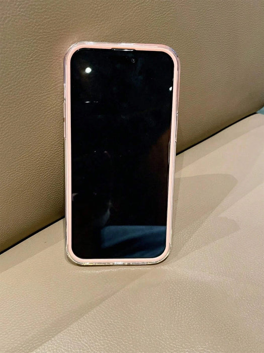 Shein Funda transparente a prueba de golpes con diseño de bloques de colores para iPhone - Quierox - Tienda Online