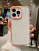 Shein Funda transparente a prueba de golpes con diseño de bloques de colores para iPhone - Quierox - Tienda Online