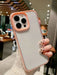 Shein Funda transparente a prueba de golpes con diseño de bloques de colores para iPhone - Quierox - Tienda Online