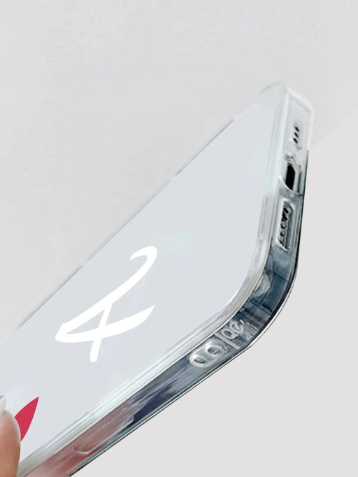 Shein Funda transparente con letras gráficas para teléfono iPhone 11 - Quierox - Tienda Online