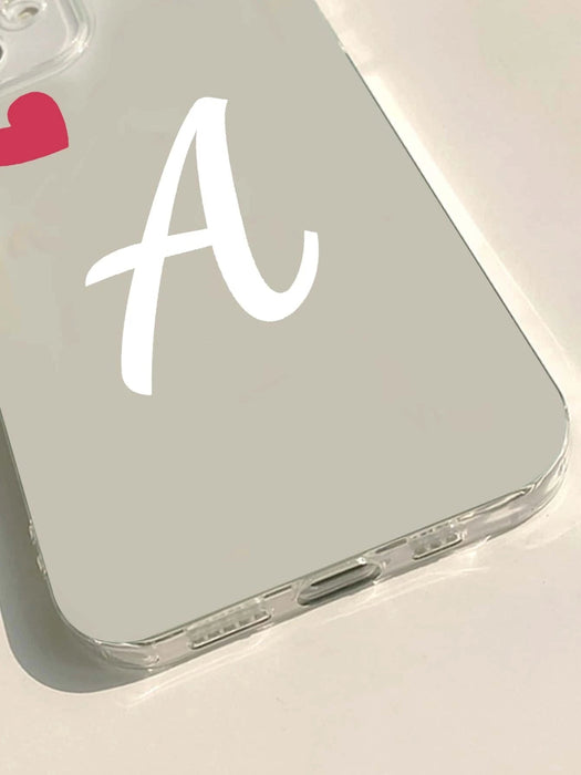 Shein Funda transparente con letras gráficas para teléfono iPhone 11 - Quierox - Tienda Online