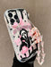 Shein Funda transparente de Halloween para Apple con diseño de calavera rosa, compatible con iPhone - Quierox - Tienda Online