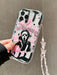 Shein Funda transparente de Halloween para Apple con diseño de calavera rosa, compatible con iPhone - Quierox - Tienda Online