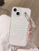 Shein Funda transparente del teléfono de la pulsera de la mariposa blanca para iphone - Quierox - Tienda Online