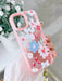 Shein Funda transparente para teléfono con diseño floral - Quierox - Tienda Online
