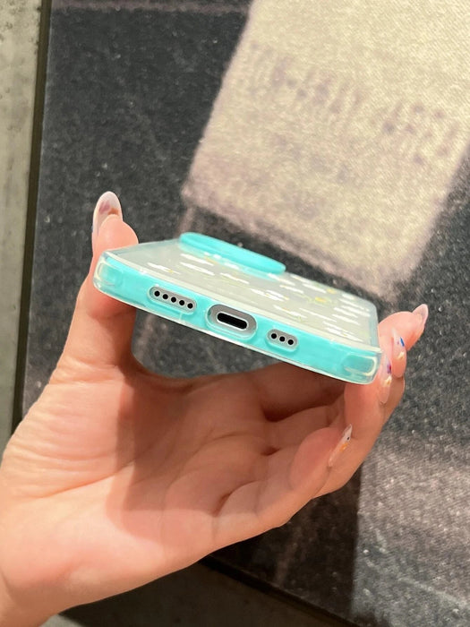 Shein Funda transparente para teléfono con estampado de flores 3 en 1 - Quierox - Tienda Online