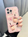 SHEIN Funda transparente para teléfono con estampado de té con leche rosa para iPhone 11 Pro Max. - Quierox - Tienda Online