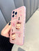 SHEIN Funda transparente para teléfono con estampado de té con leche rosa para iPhone 11 Pro Max. - Quierox - Tienda Online