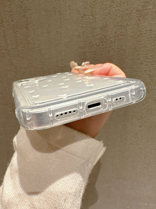 SHEIN Funda transparente para teléfono con forma de corazón iPhone 12 Pro Max - Quierox - Tienda Online