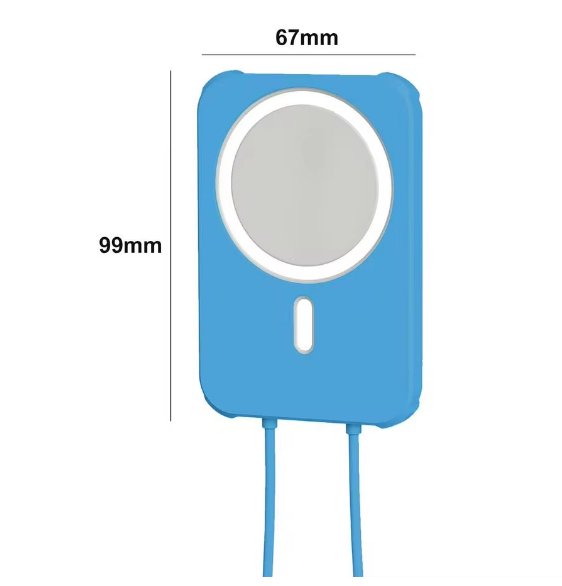 Shein Funda trasera de silicona para cargador magnético inalámbrico Magsafe - Quierox - Tienda Online