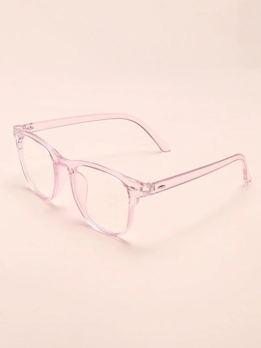 Shein Gafas anti luz azul con remaches sencillos para uso diario informal - Quierox - Tienda Online