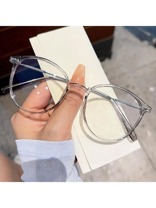 SHEIN Gafas casuales de montura redonda para mujer - Quierox - Tienda Online