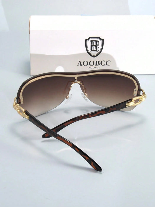 SHEIN Gafas con decoración de letras de moda Y2K, gafas elegantes de estilo Y2K - Quierox - Tienda Online