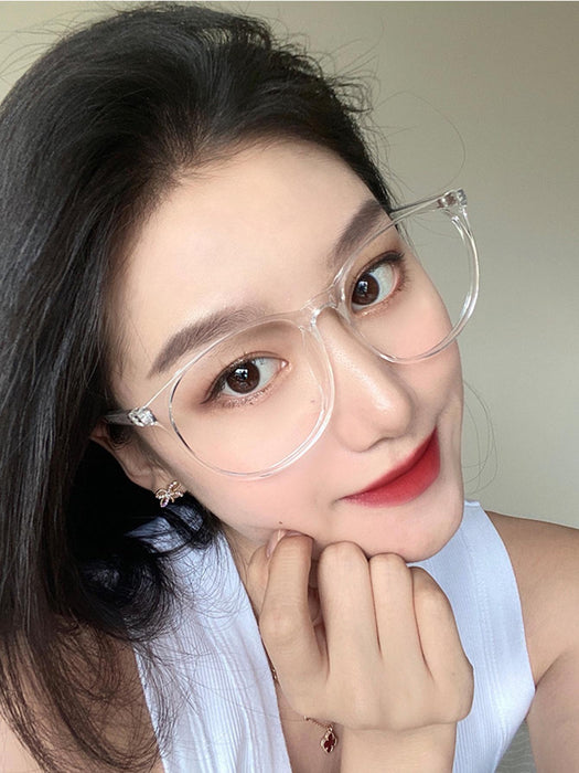 Shein Gafas con marco transparente y protección contra la luz azul - Quierox - Tienda Online