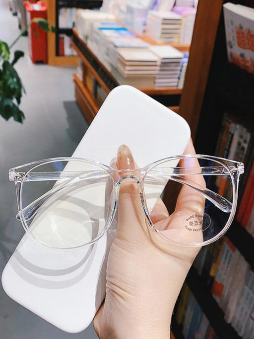Shein Gafas con marco transparente y protección contra la luz azul - Quierox - Tienda Online