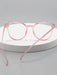 SHEIN Gafas con montura transparente rosa - Quierox - Tienda Online