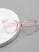 SHEIN Gafas con montura transparente rosa - Quierox - Tienda Online