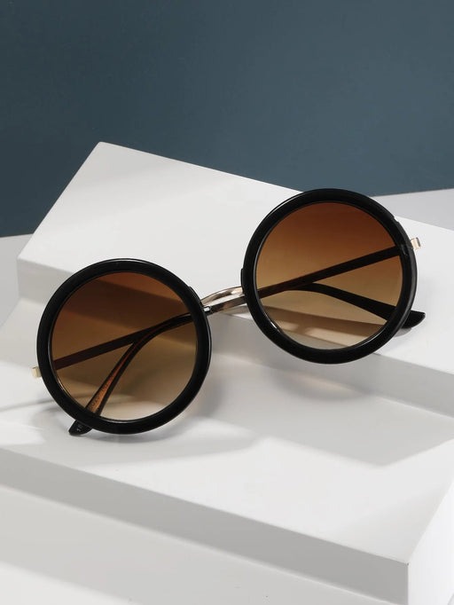 SHEIN Gafas de sol con lentes degradadas Gafas de sol vintage - Quierox - Tienda Online