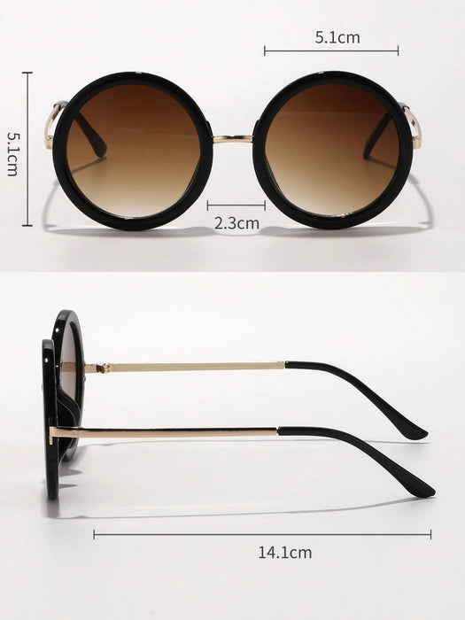 SHEIN Gafas de sol con lentes degradadas Gafas de sol vintage - Quierox - Tienda Online