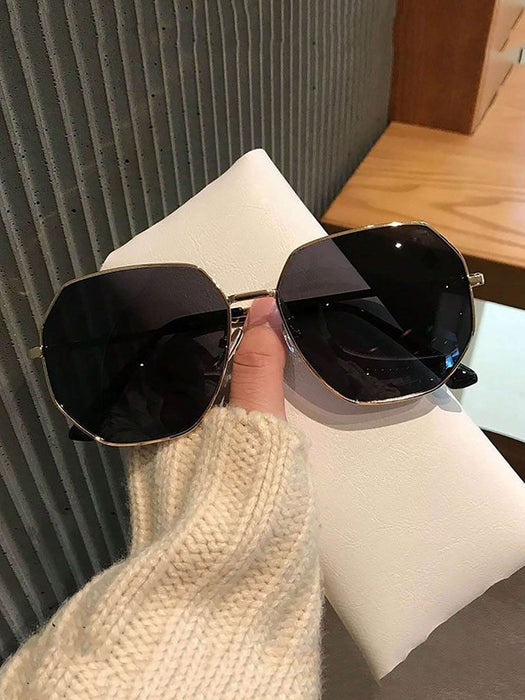 Shein Gafas de sol redondas de verano para mujer de lujo - Quierox - Tienda Online