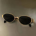 Shein Gafas ovaladas pequeñas clásicas, monturas de metal pulido, estilo de diseñador, accesorios de moda - Quierox - Tienda Online
