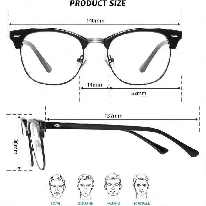 Shein Gafas para luz azul para hombres y mujeres - Quierox - Tienda Online