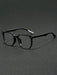 SHEIN Gafas retro de montura grande, de moda unisex adecuadas para leer en el ordenador - Quierox - Tienda Online