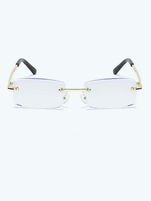 SHEIN Gafas sin montura con borde transparente para hombres - Quierox - Tienda Online