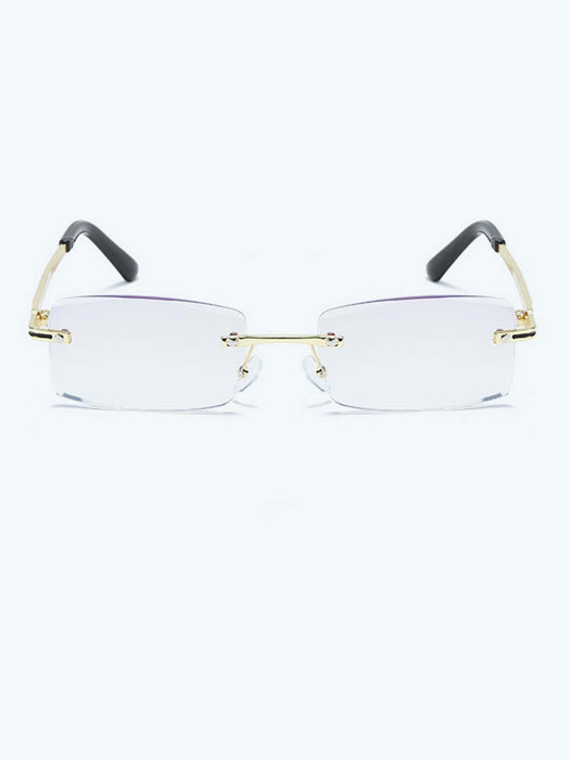 SHEIN Gafas sin montura con borde transparente para hombres - Quierox - Tienda Online